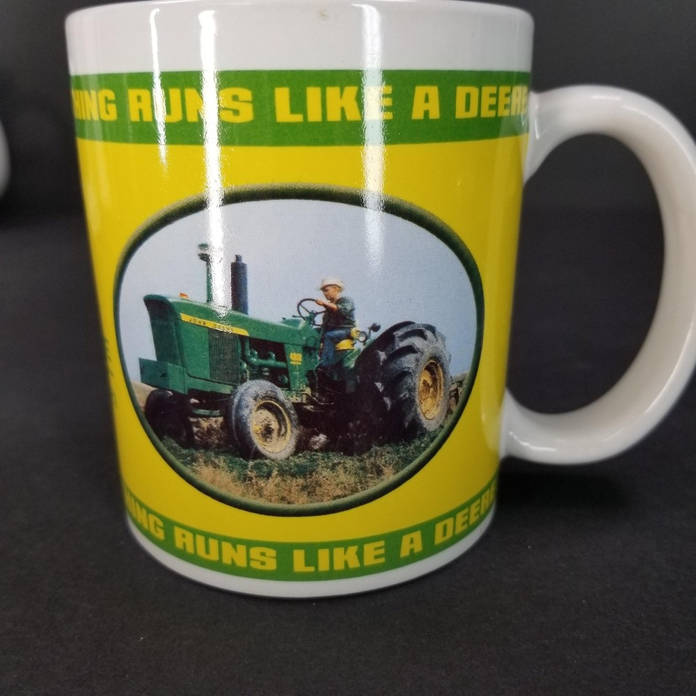 John Deere 2004 Collector Series Coffee Mug Vintage Tractor Houston Harvest - Picture 2 of 6